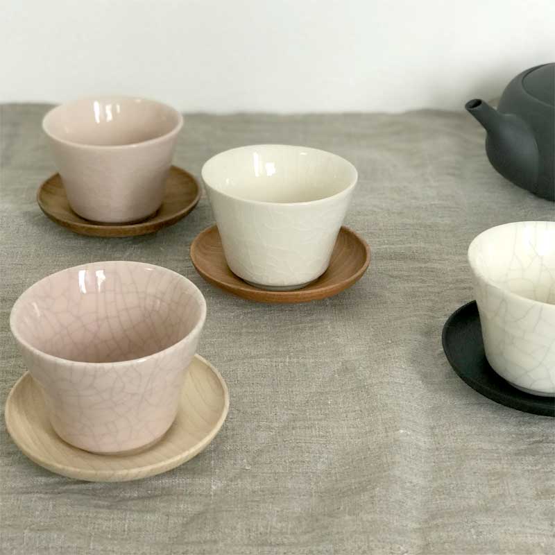 南景製陶園（なんけいせいとうえん）天然木 茶托