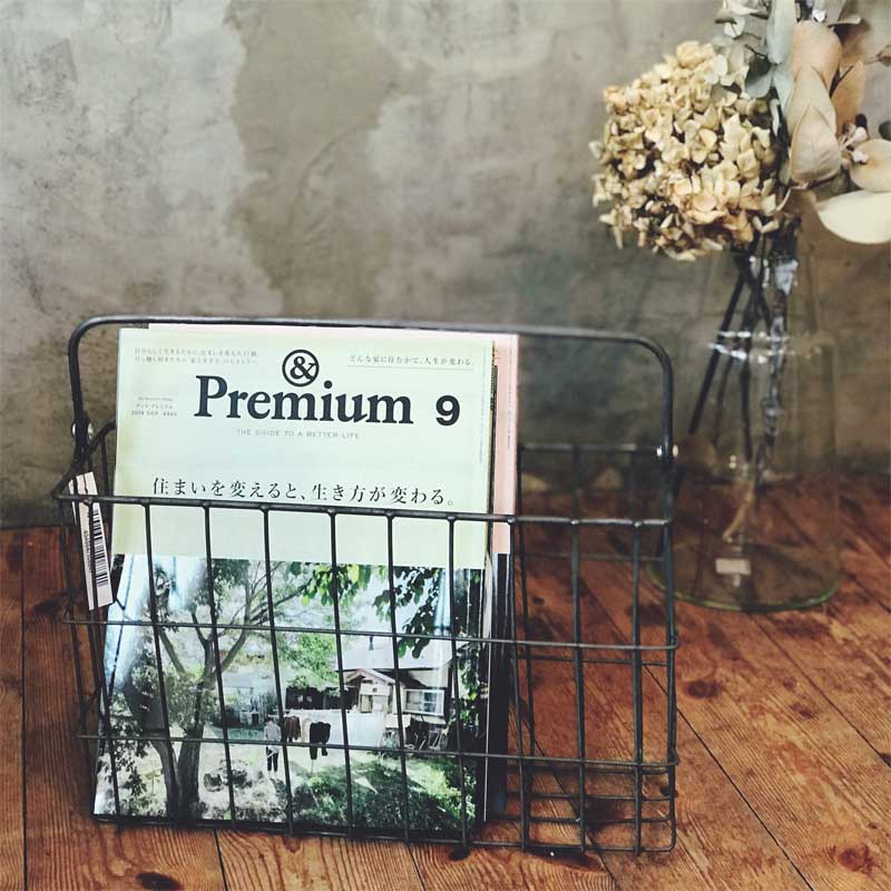 PUEBCO MAGAZINE WIRE BASKET プエブコ マガジン ワイヤーバスケット