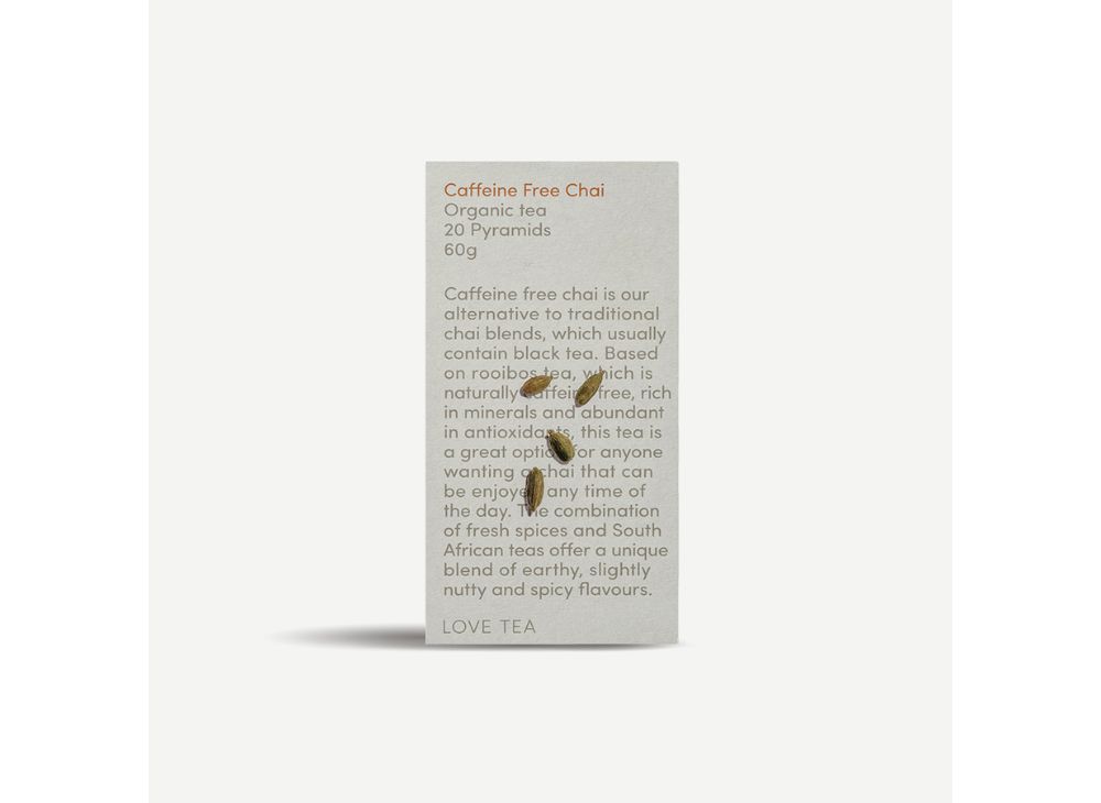 LOVE TEA カフェインフリー・チャイ＜チャイ＞（ティーバッグ 20個）