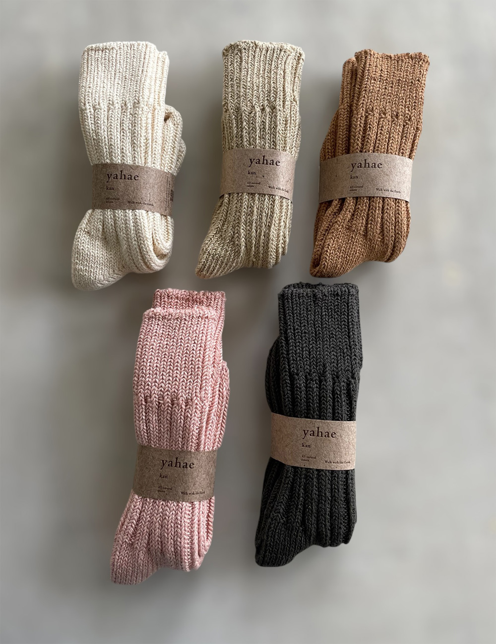 yahae Organic Cotton Low Gauge Socksヤハエオーガニックコットンローゲージソックス≪2枚までメール便可≫