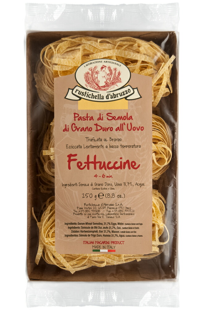 ルスティケーラ　ダブルッツォ・フェットチーネ・アッウォヴォ（fettuccine）250g